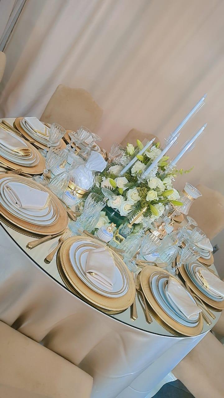 Table d'Honneur & Nappage Silk - Traiteur Siham Marrakech